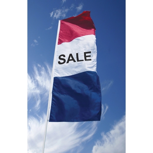 8' x 28" (3) Sewn Other Stripes Horizontal Message Flags 1