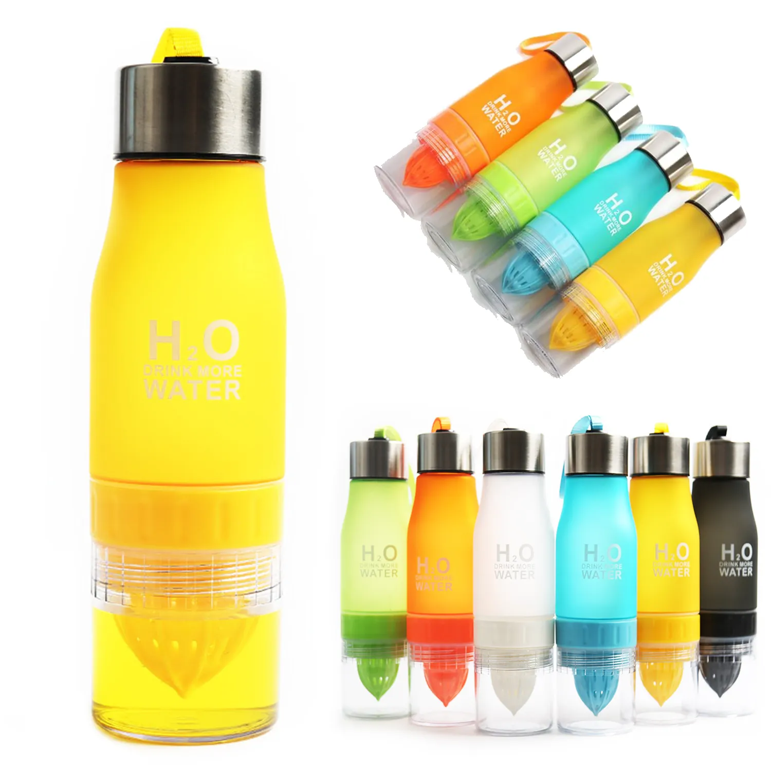 Lemon Fruit Infuser Water Sport Bottles 2