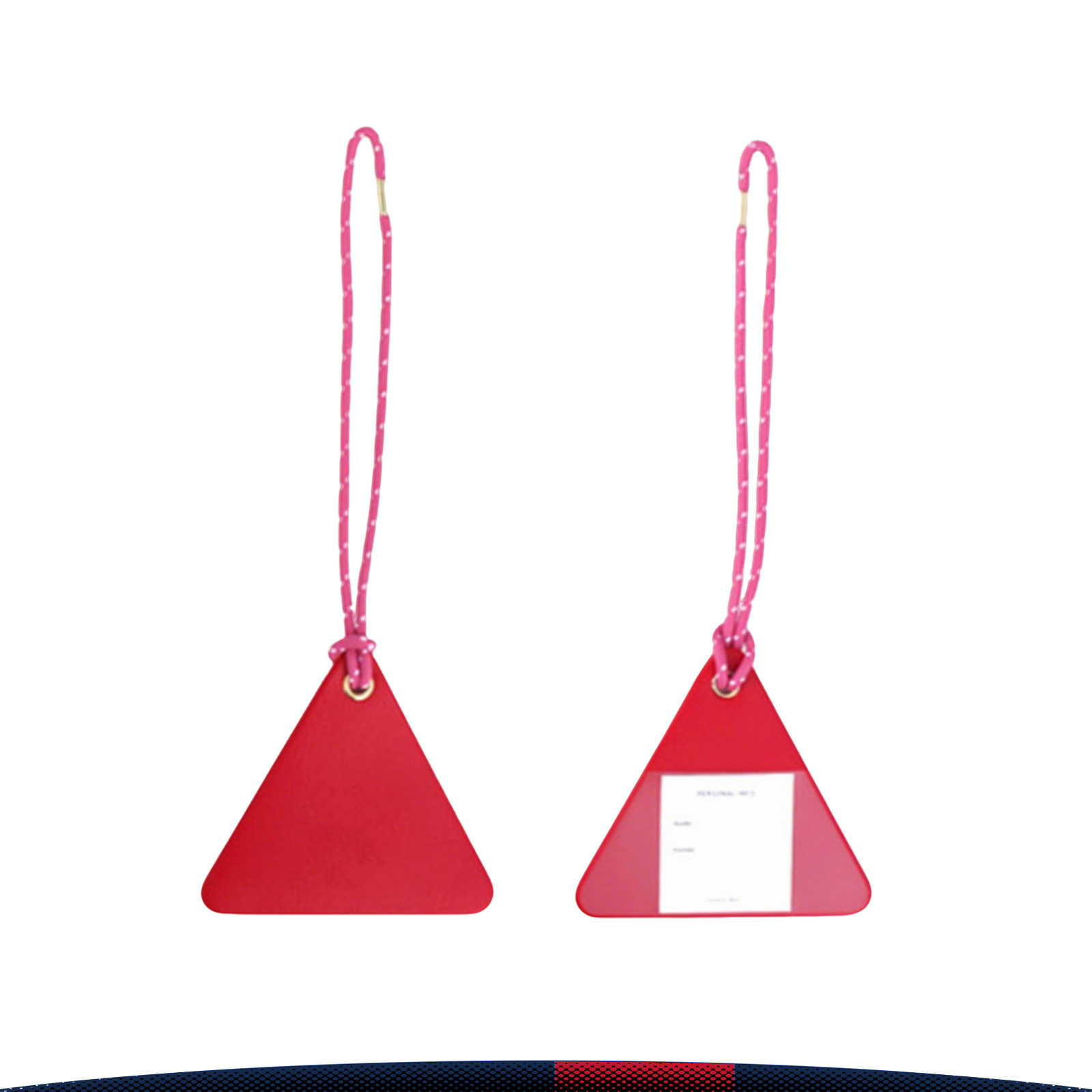 Nellor Geometric-Shaped PU Leather Luggage Tag 3