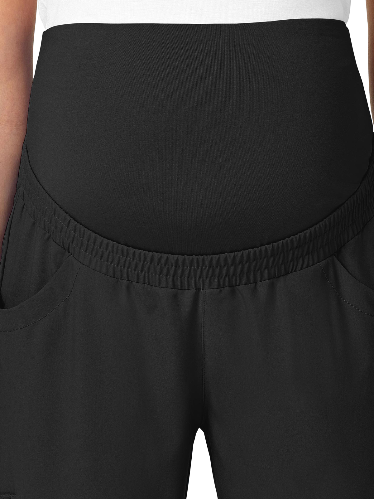 W123 Women's Seven-Pocket Maternity Jogger Pant