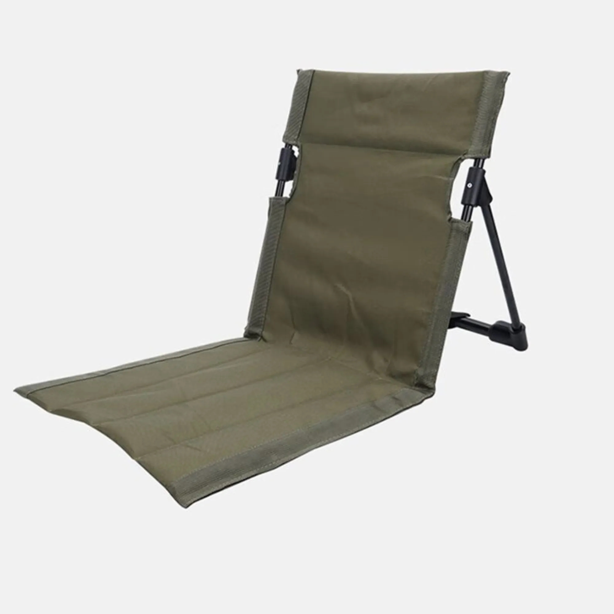 Outdoor Lawn Backrest Folding Beach Chair with Carry Bag 1
