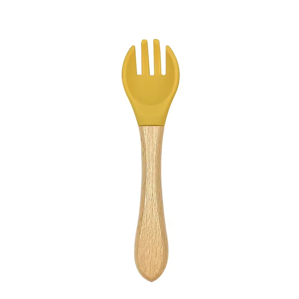 Baby Silicone Fork with Babmoo Handle 5