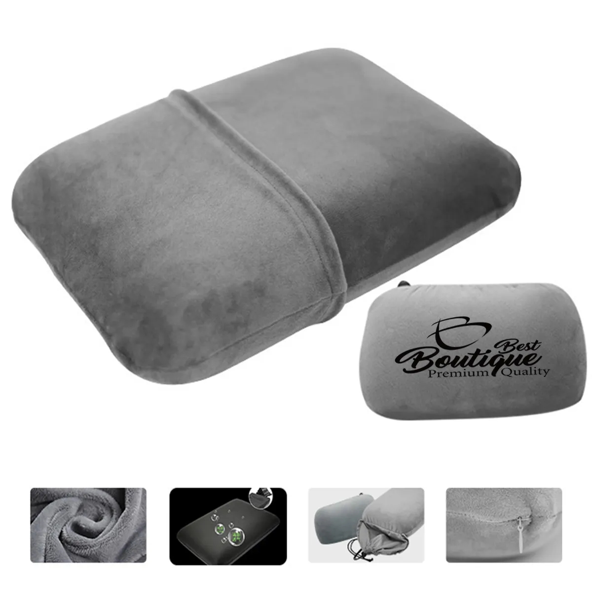Memory Foam Travel Camping Sleeping Backpacking Pillow 3