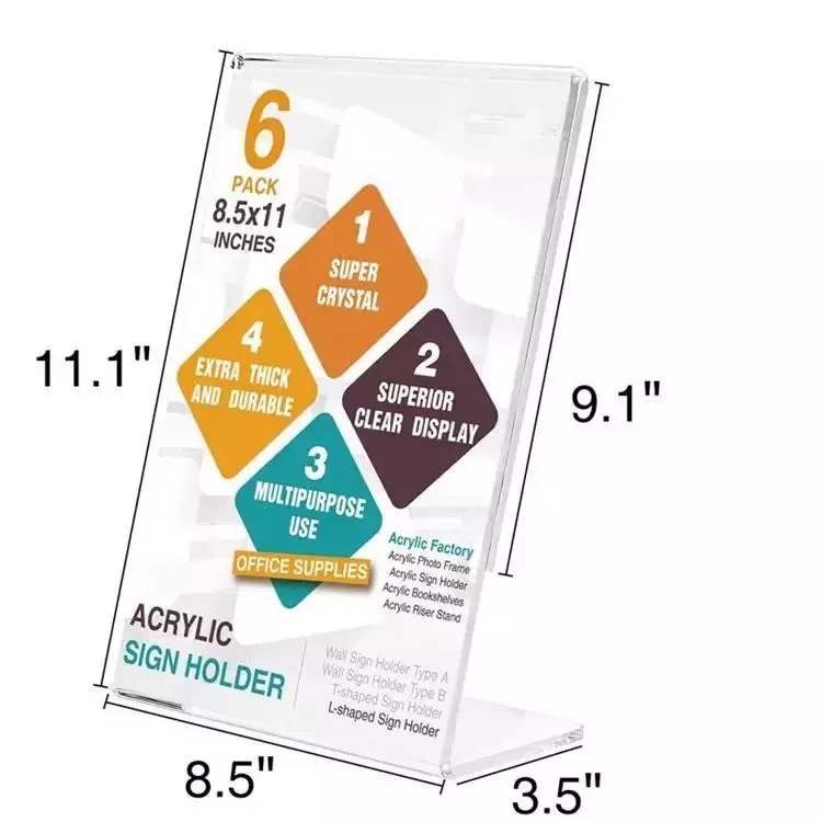 Acrylic Sign Holder 2