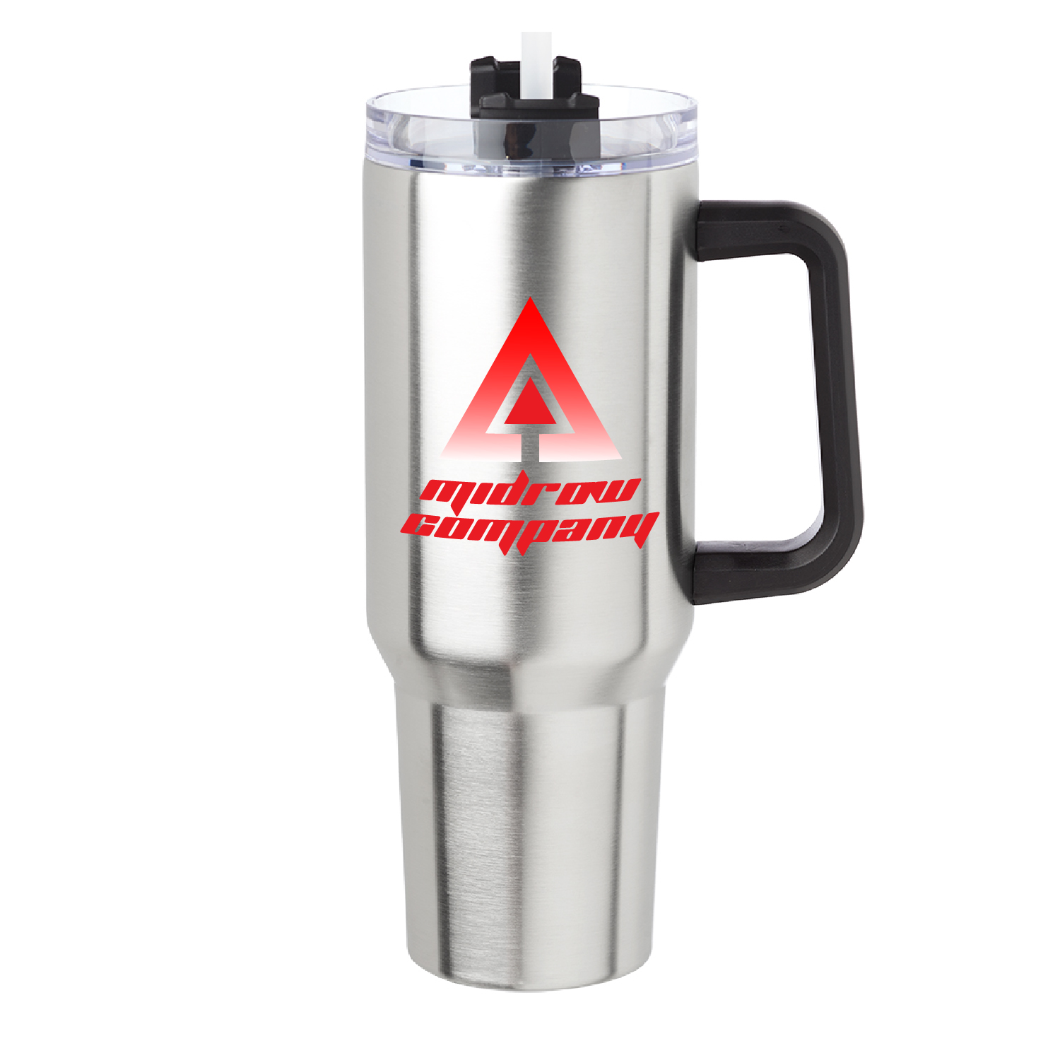 40 oz. Pinnacle Stainless Steel Travel Mug (Full Color Imprint) 2