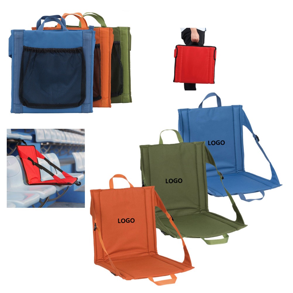 Portable Stadium Cushion With Hand Strap 1