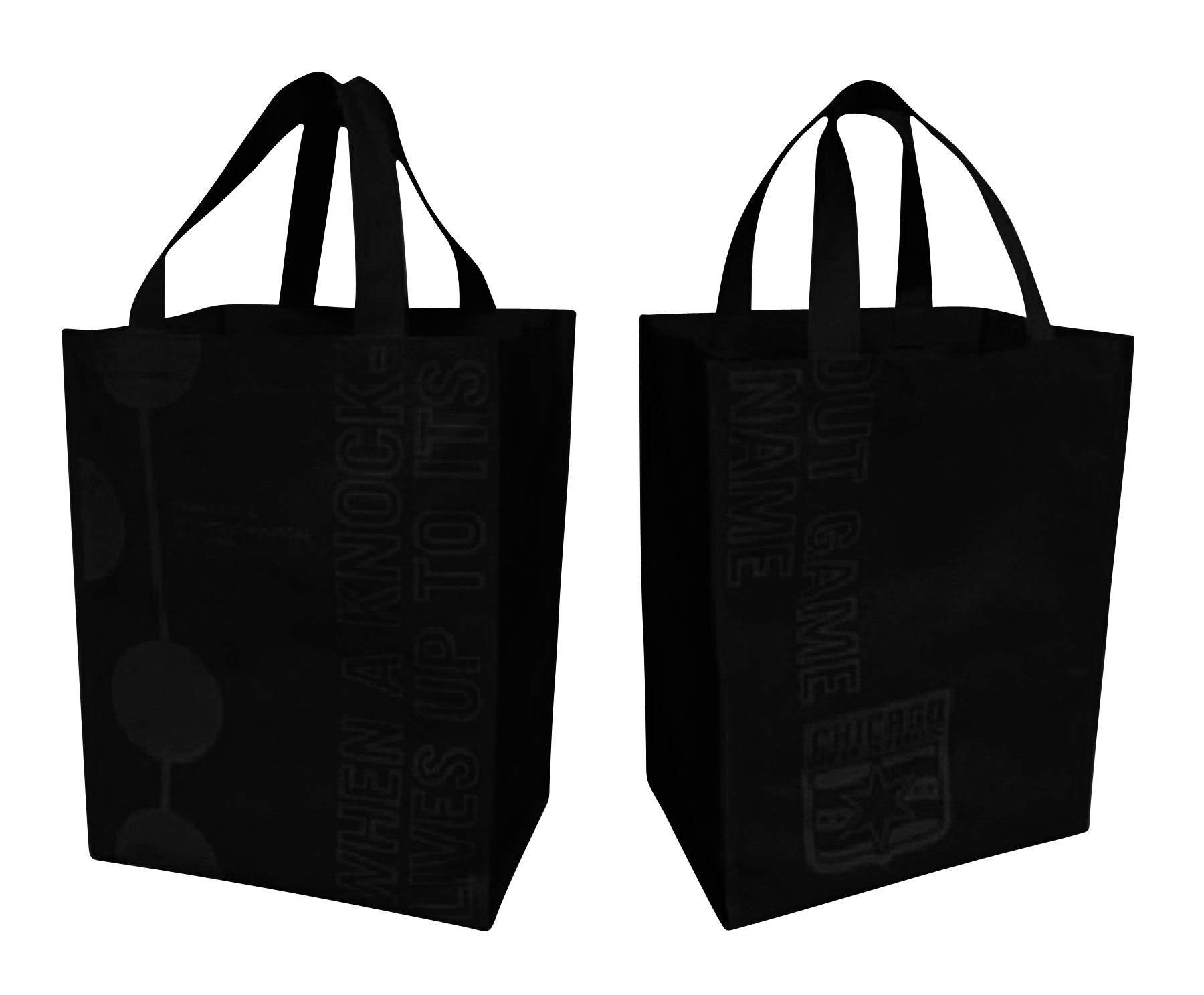 Non-Woven Tote Bag 11" x 15" x 6" 5