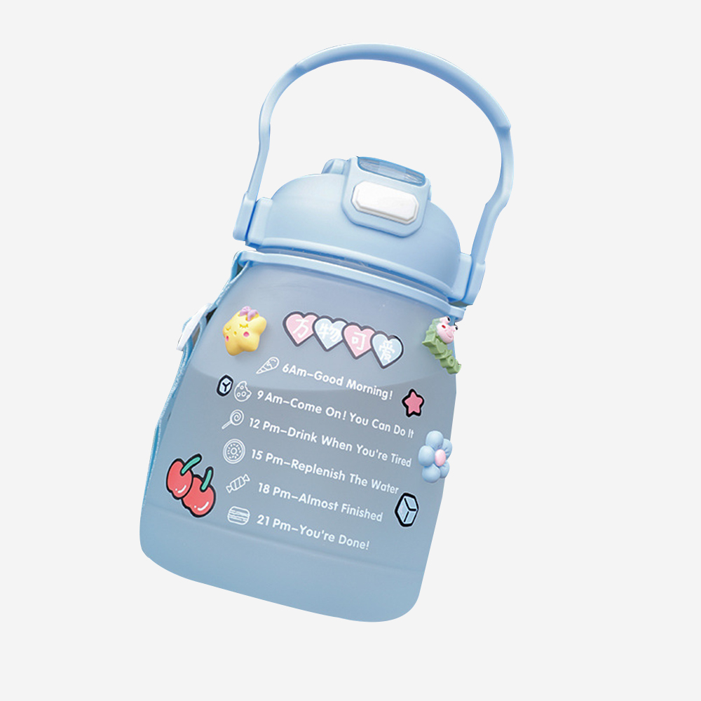 Children's Plastic Water Cup Summer Portable Water Bottle