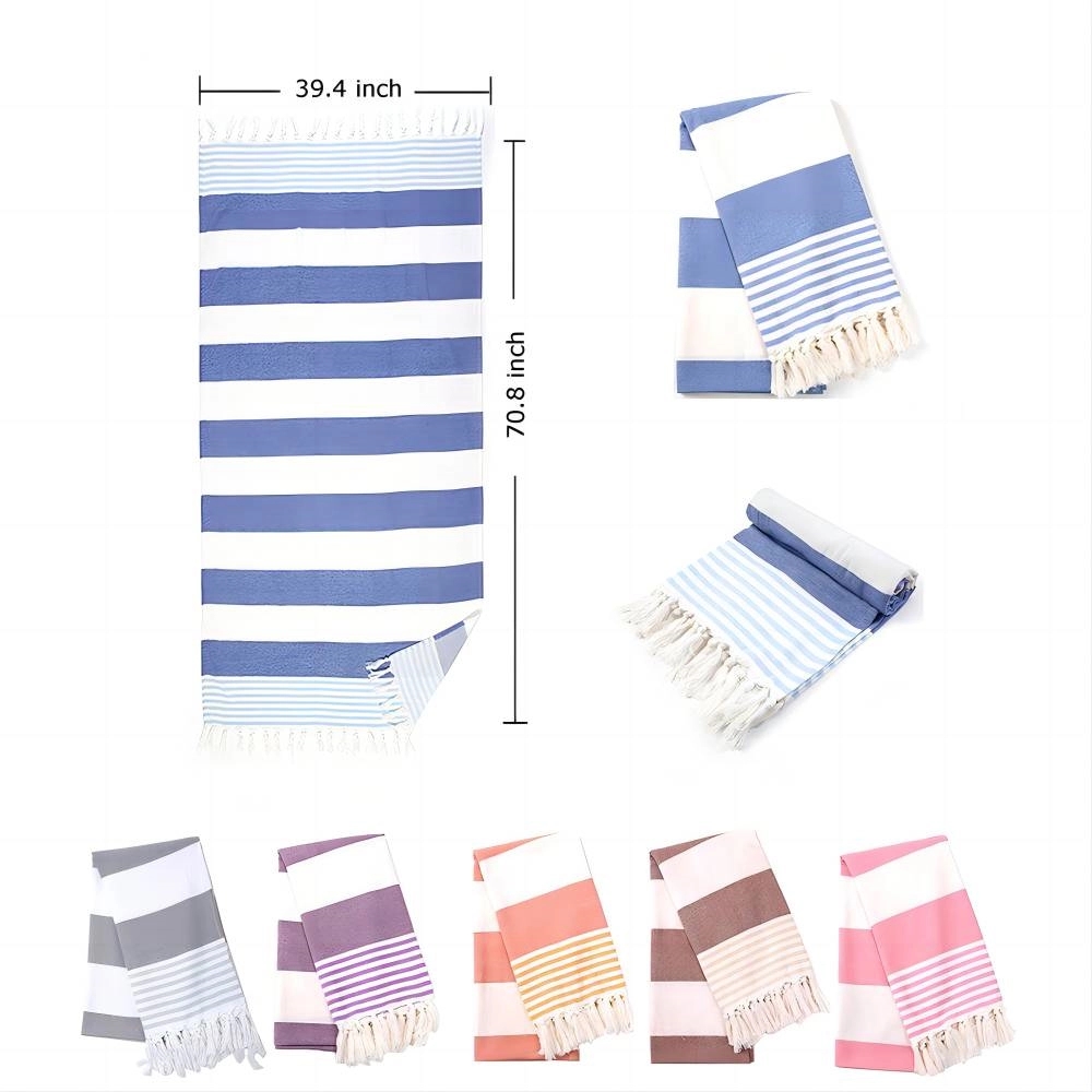 Striped Turkish Beach Towel 4