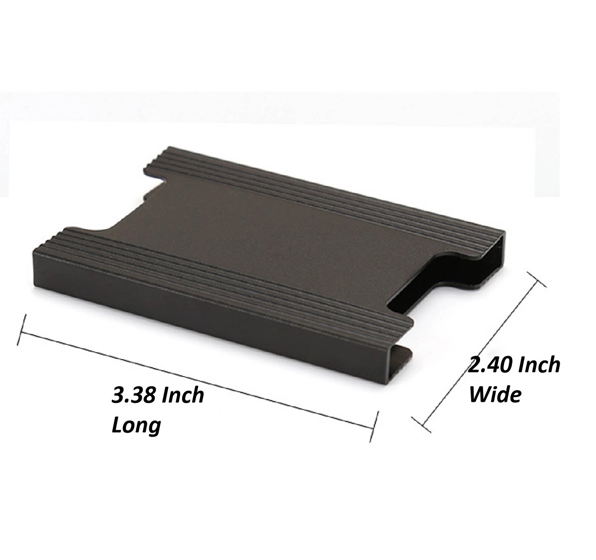 RFID Credit Card Holder for Men Money Clip Aluminum Metal 2