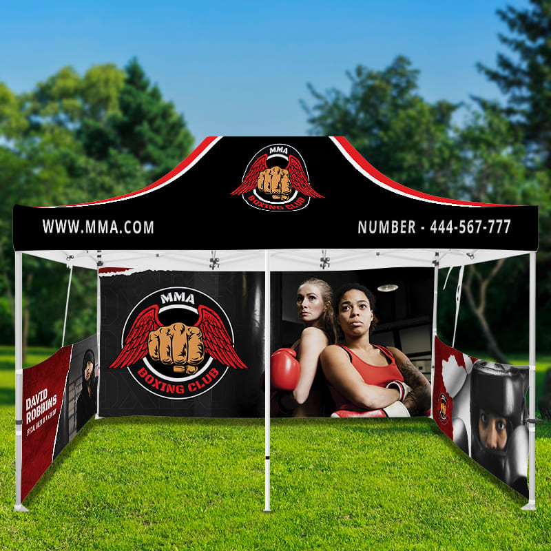 10ft X 20ft Full Color Pop Up Canopy Tents 7