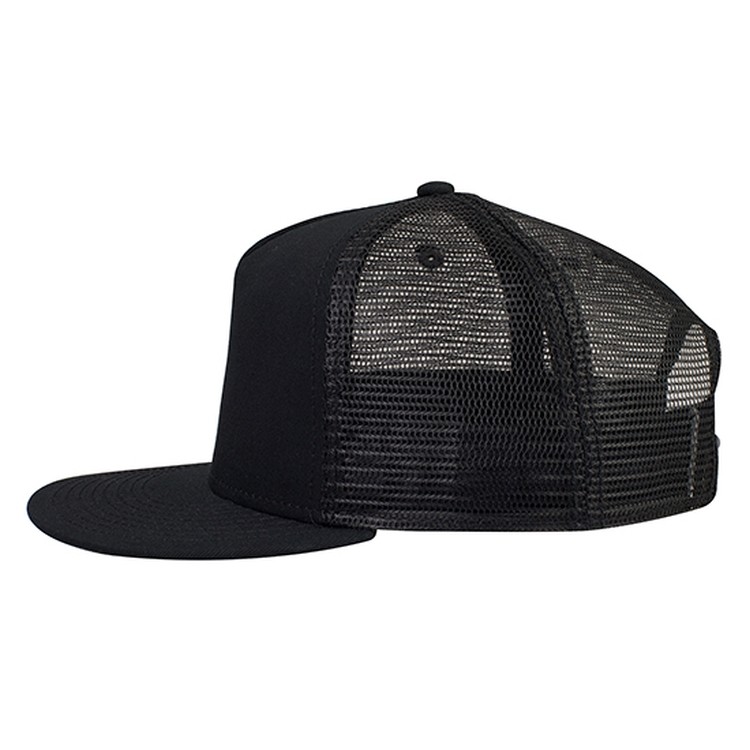 OTTO CAP® OTTO SNAP 5 Panel Pro Style Mesh Back Trucker Snapback Hat 16