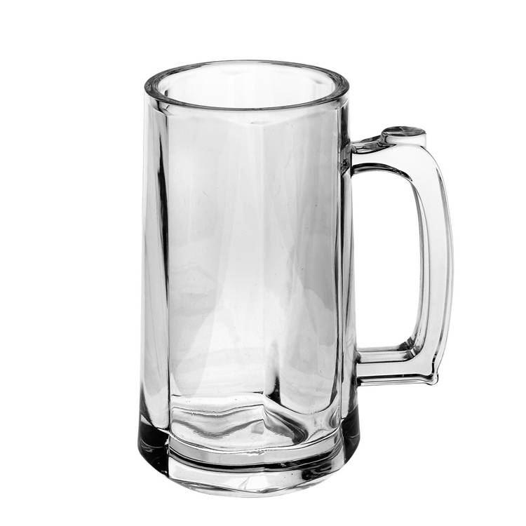 Beer Acrylic Clear Plastic Mug w/ Handle 5