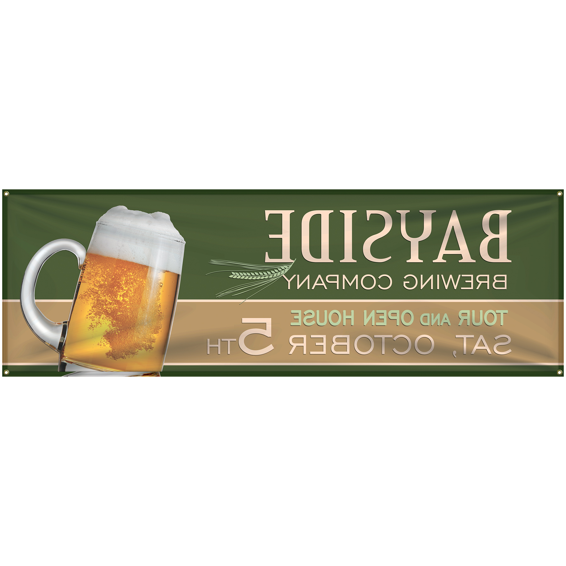 2' x 6' Custom Knitted Polyester Banner 3