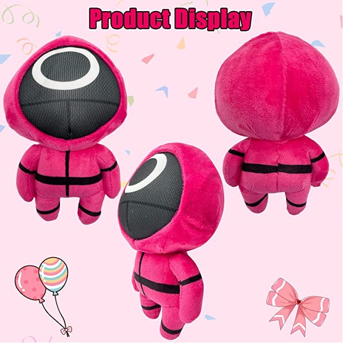 Bekreator Cute Squid Game/ Kawaii Peluche Stuffed Doll Toy 1