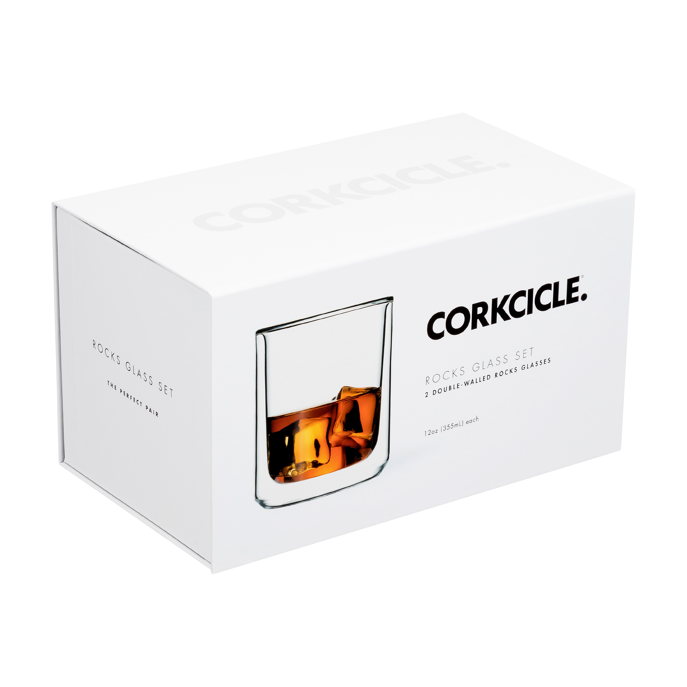 Corkcicle 12 oz Glass Mug - Set of 2 3