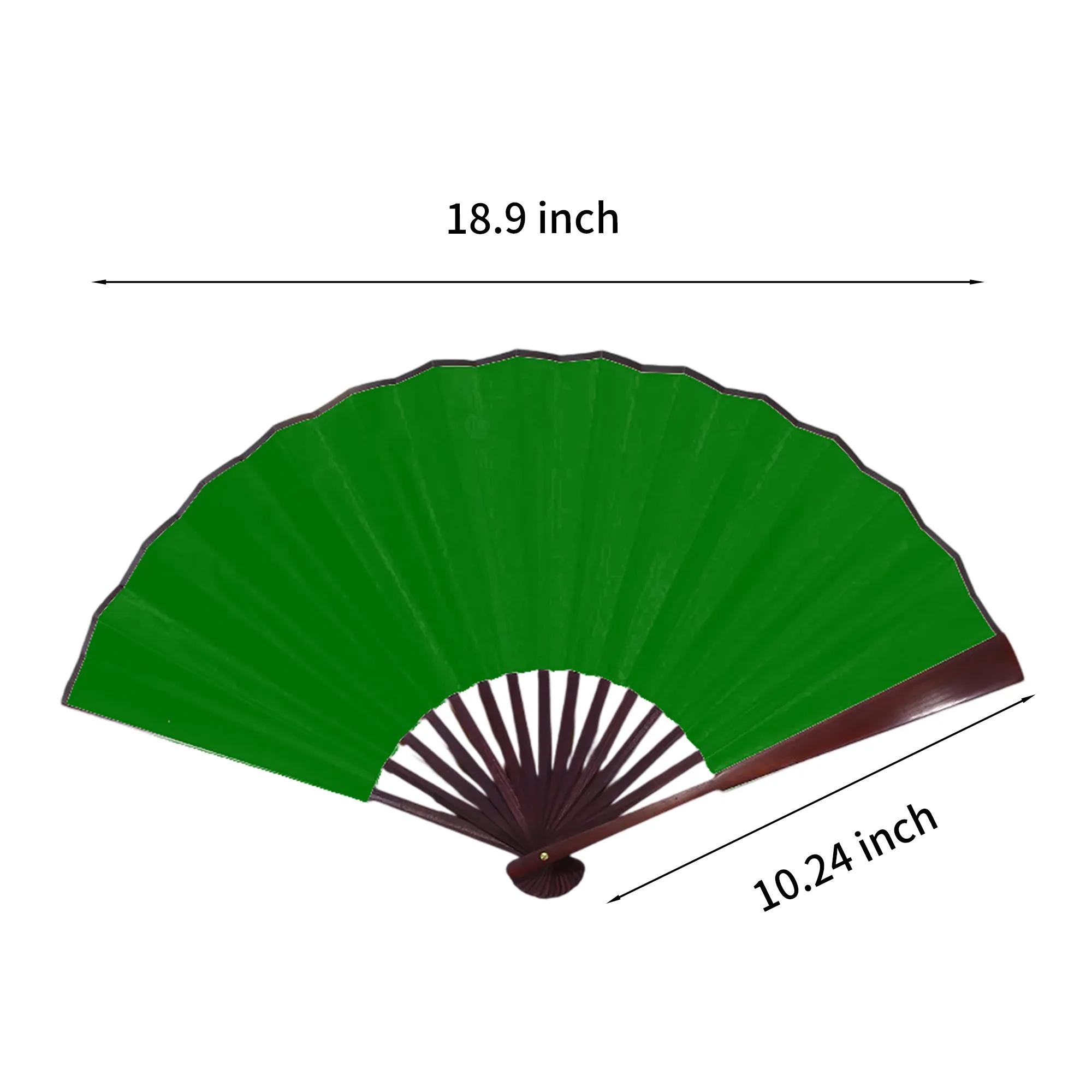 Bamboo Cloth Folding Fan 7