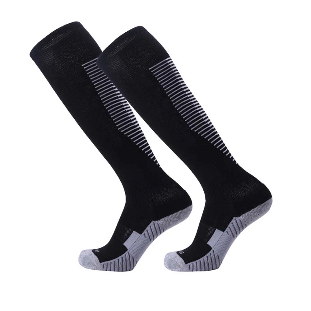 Stripe Knee High Athletic Crew Socks 15