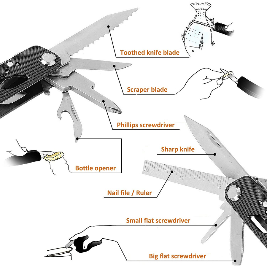 Yukon Pliers Multi-Tool With 12-Piece Bit Set 2