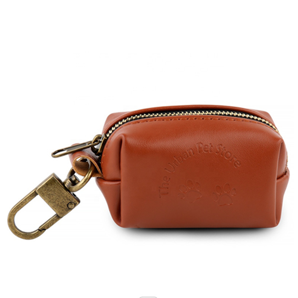 Leather Dog Poop Waste Bag Dispenser 5
