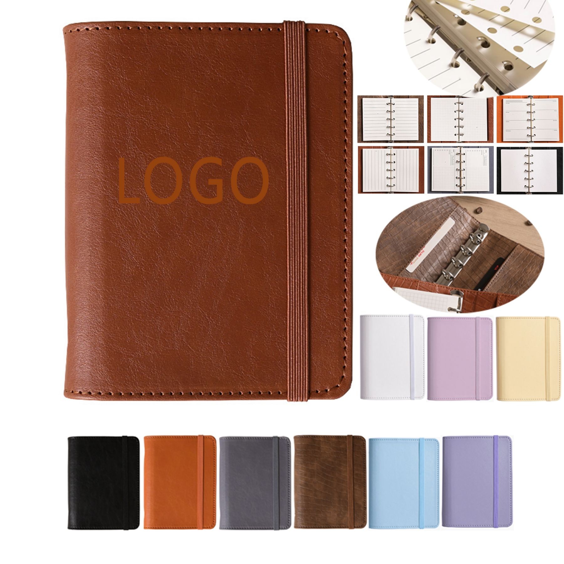 PU Leather Mini A8 Notebook