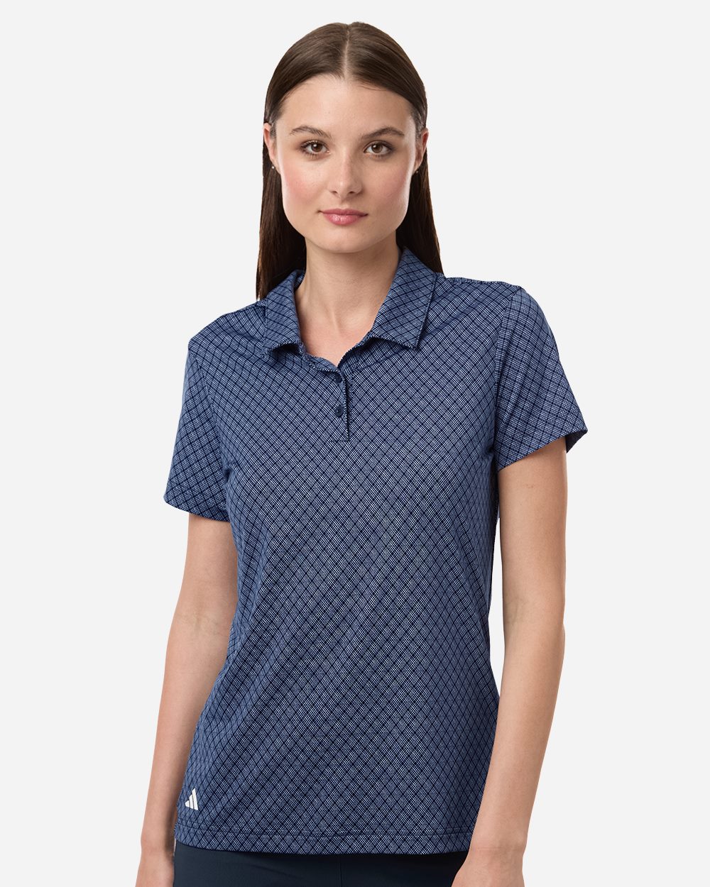 Women's 4-Way Stretch Printed Polo - A717 8