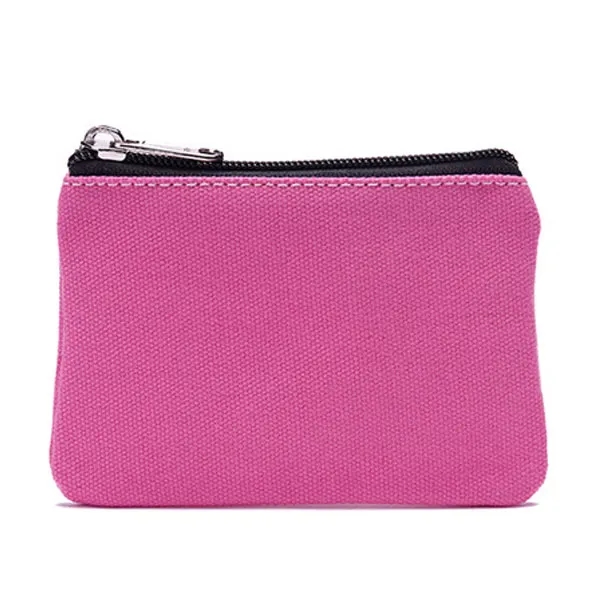 Cotton Canvas Coin Pouch Storage Bag 2