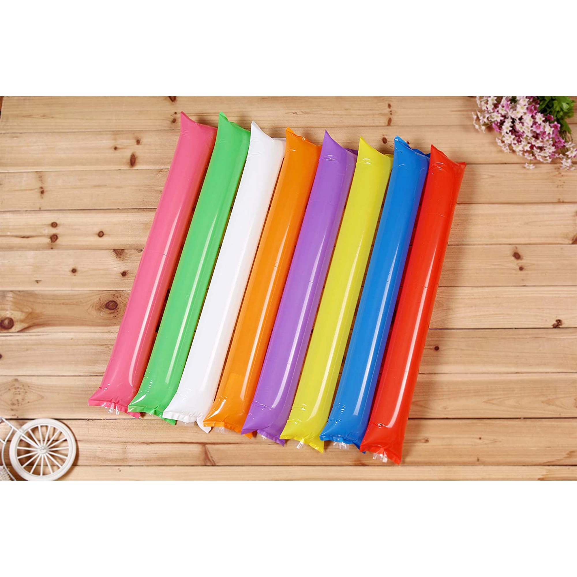 Plastic Inflatable Cheerleading Pair Stick MOQ 100pcs 2