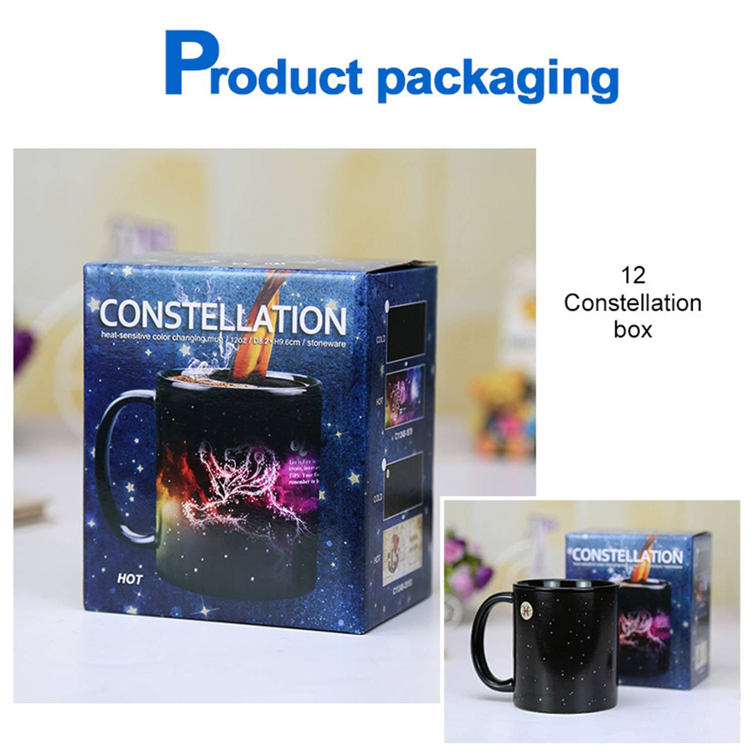 11oz Color-Changing Ceramic Zodiac Mug for Astrology Lovers 9