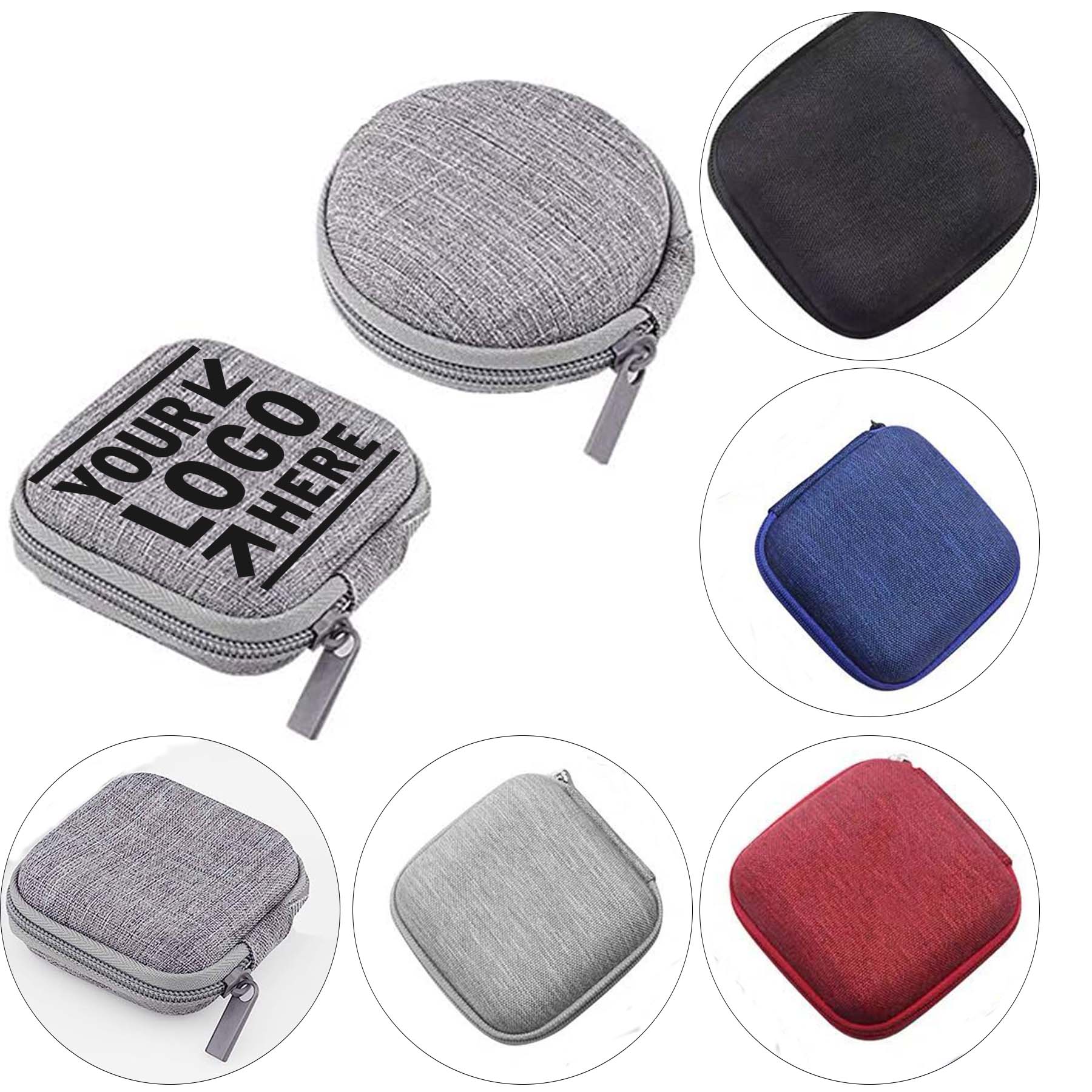 Earphone Earbuds Headset Headphone Carrying Case 2
