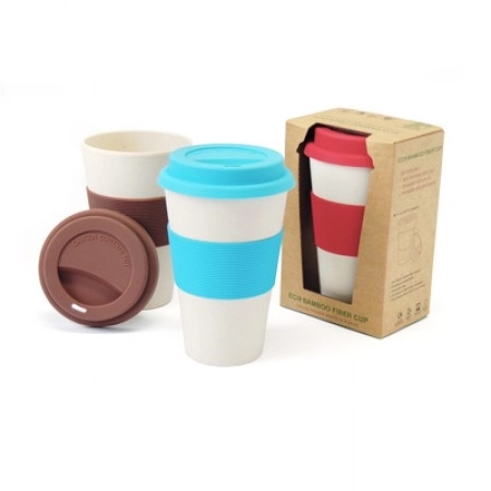 Bamboo-Fibre Cup with Silicone Lid and Sleeve 3
