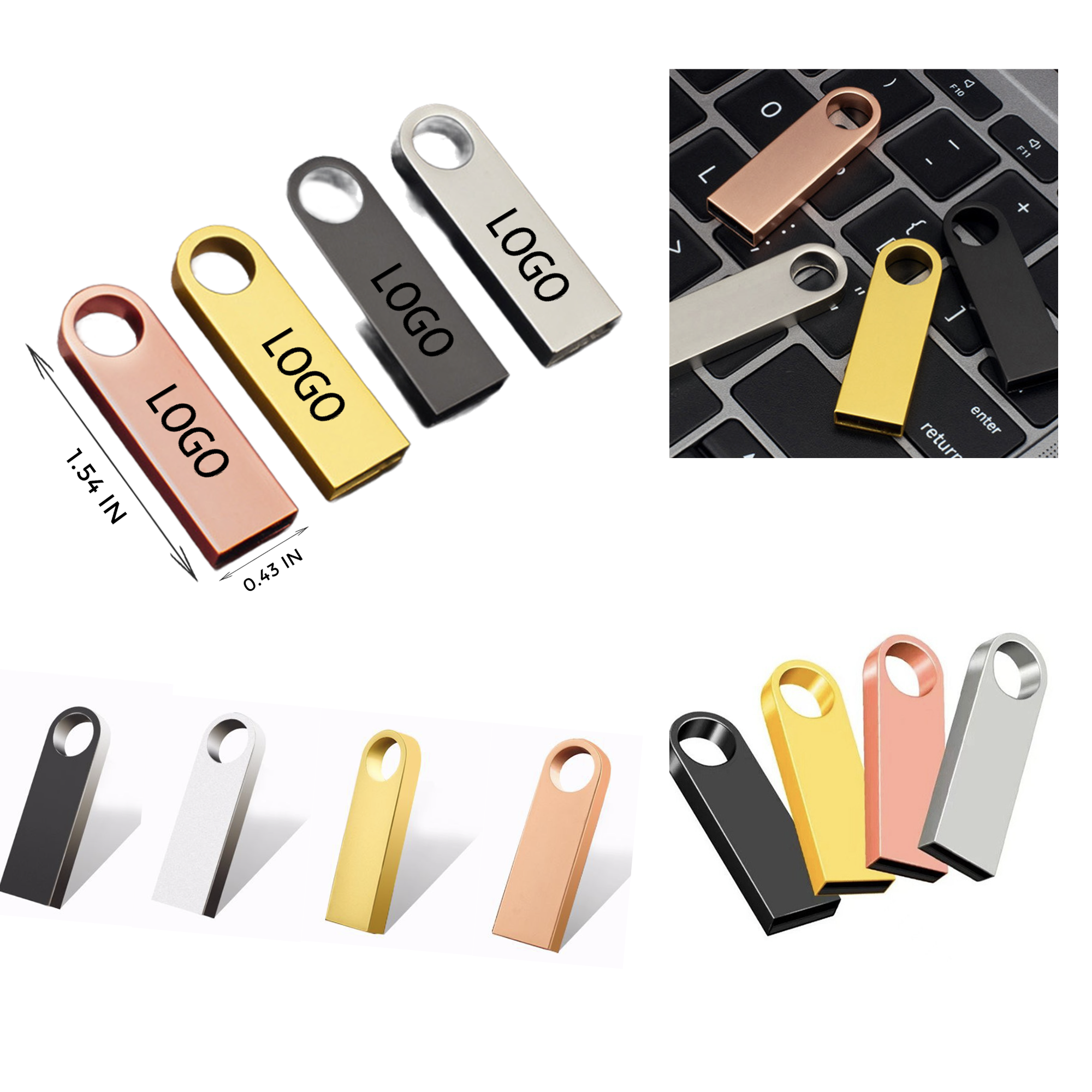 MOQ 100 PCS High - Capacity Portable USB Disk 2