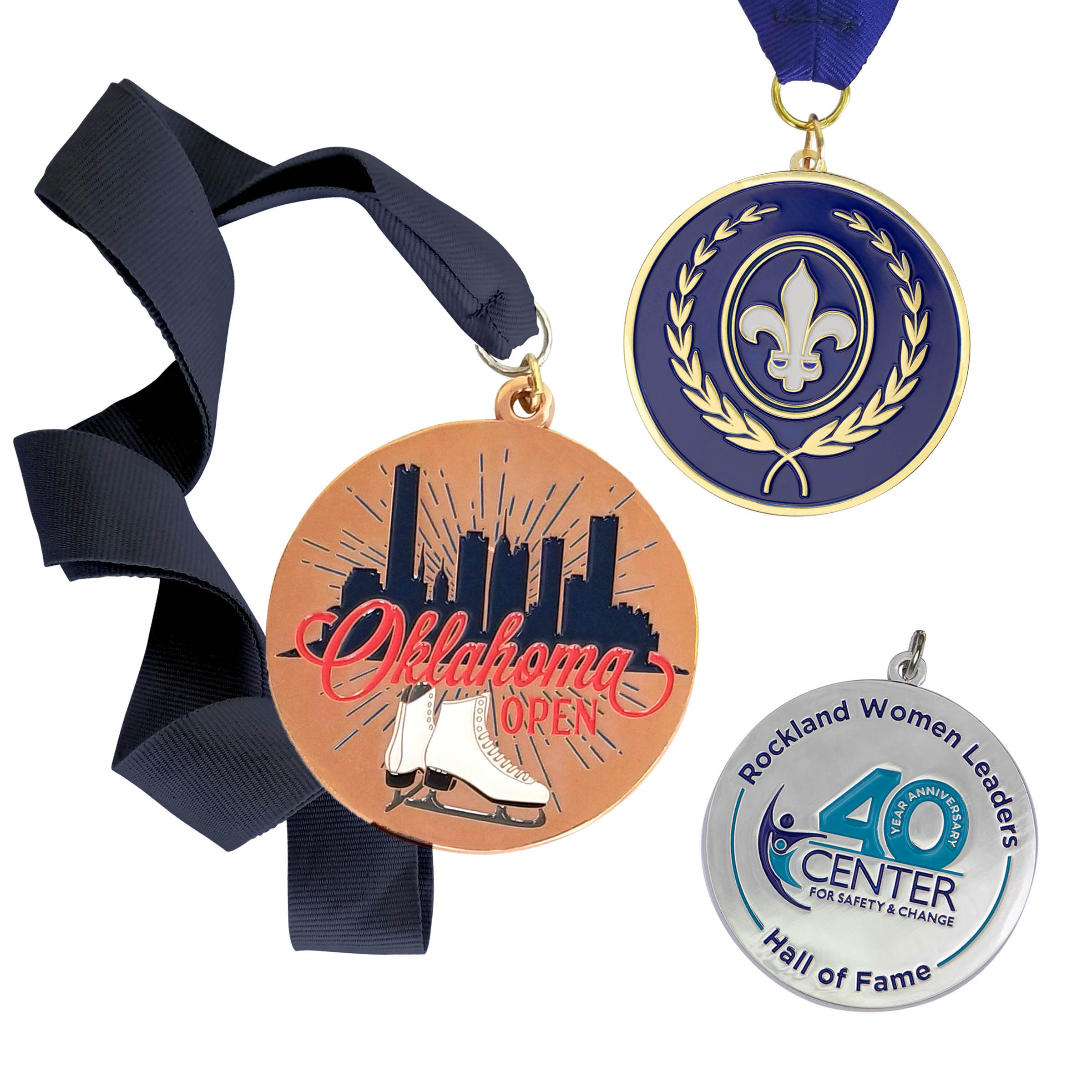 Custom Die Struck Brass Medals (1.75") 9