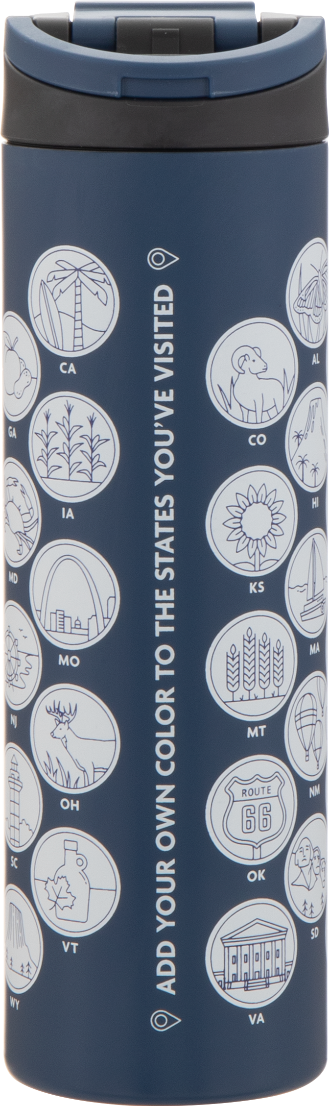 20.9 oz gauge, custom water bottle with logo imprint 15