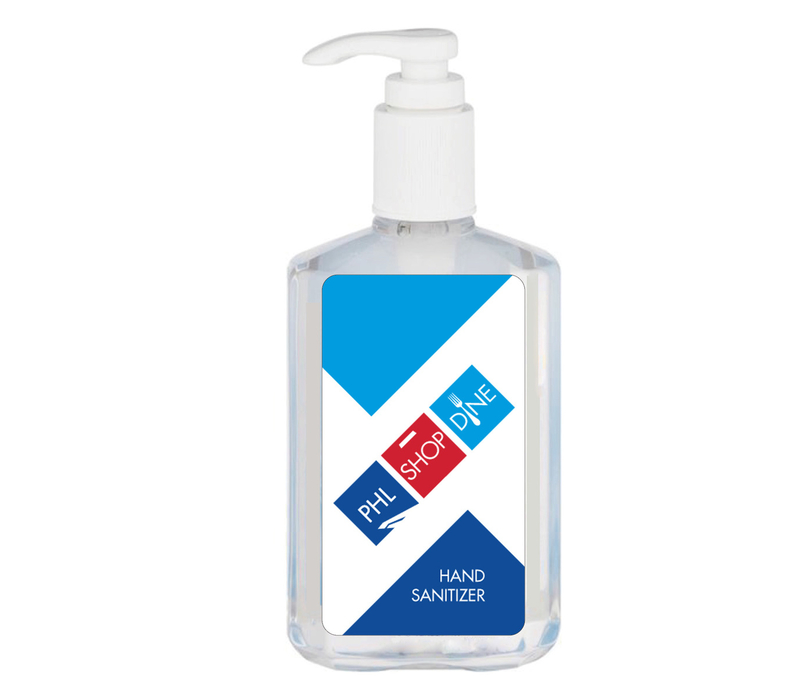 Hand Sanitizer Gel with Pump, 8 oz. - Printed 2