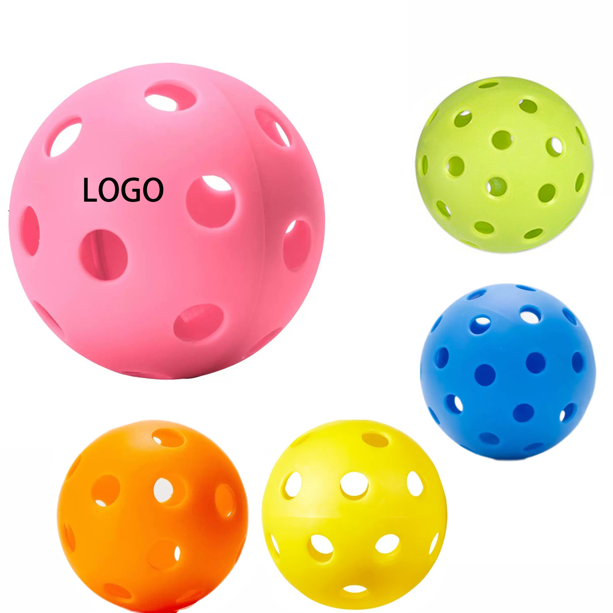 Custom Full Color Indoor/Outdoor Pickleball MOQ 10pcs 1