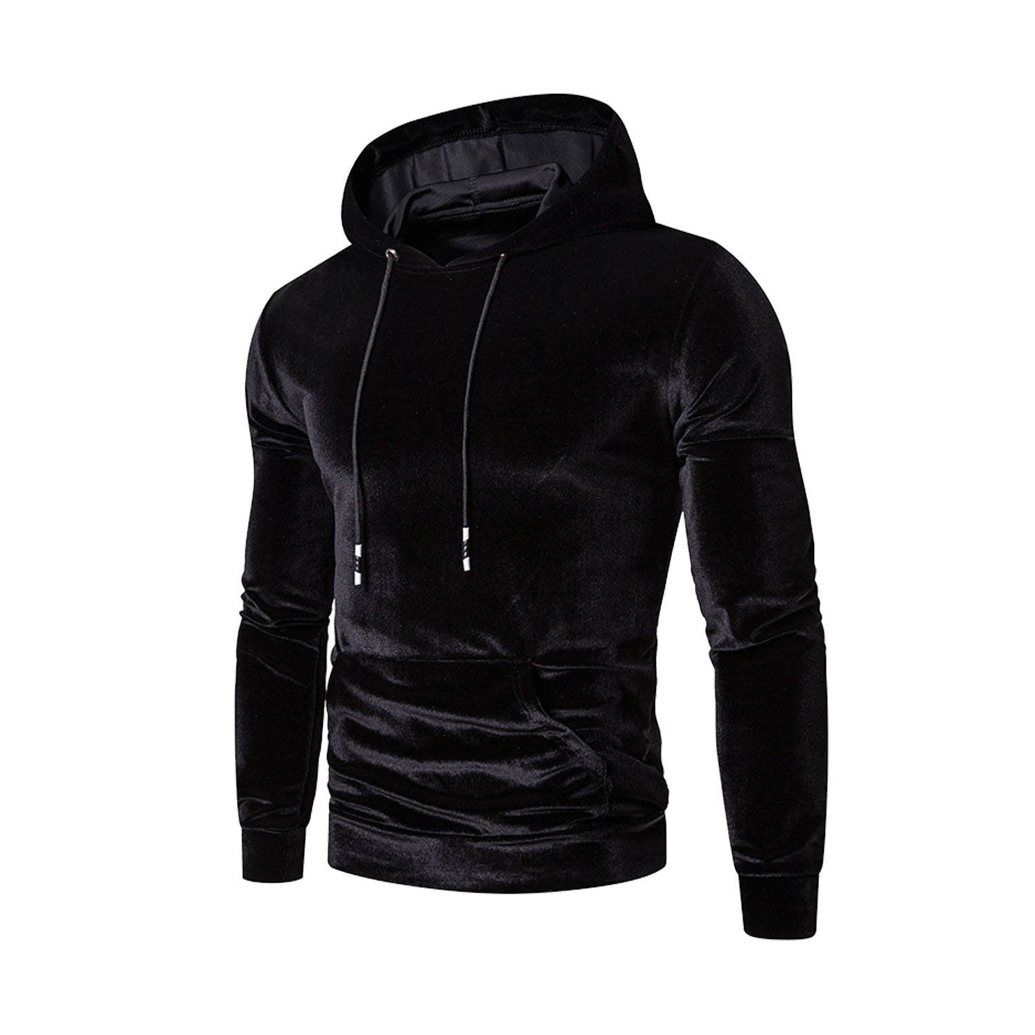 Men Winter Soft Polyester Long Sleeve Hoodie Sweatshirts, custom hoodie or sweatshirt with logo imprint 2