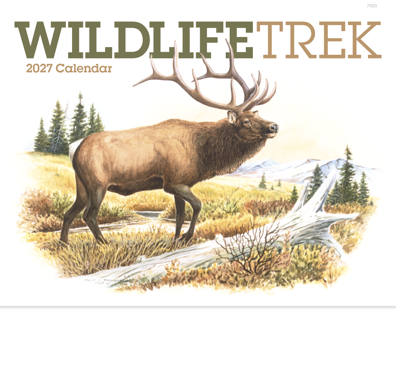 Good Value™ Wildlife Trek - Stapled Calendar 55