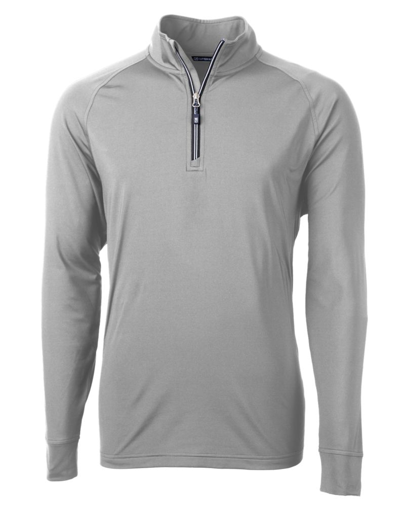 Cutter & Buck Adapt Recycled Soft Knit Stretch  Mens Quarter Zip Pullover 28