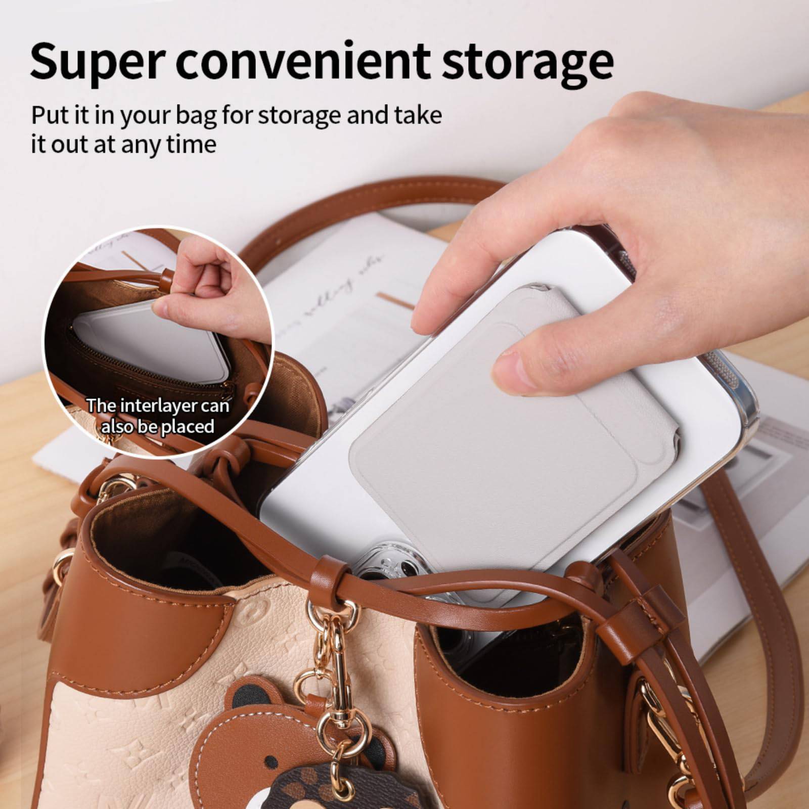 Multi functional magnetic lazy selfie triangle stand 7