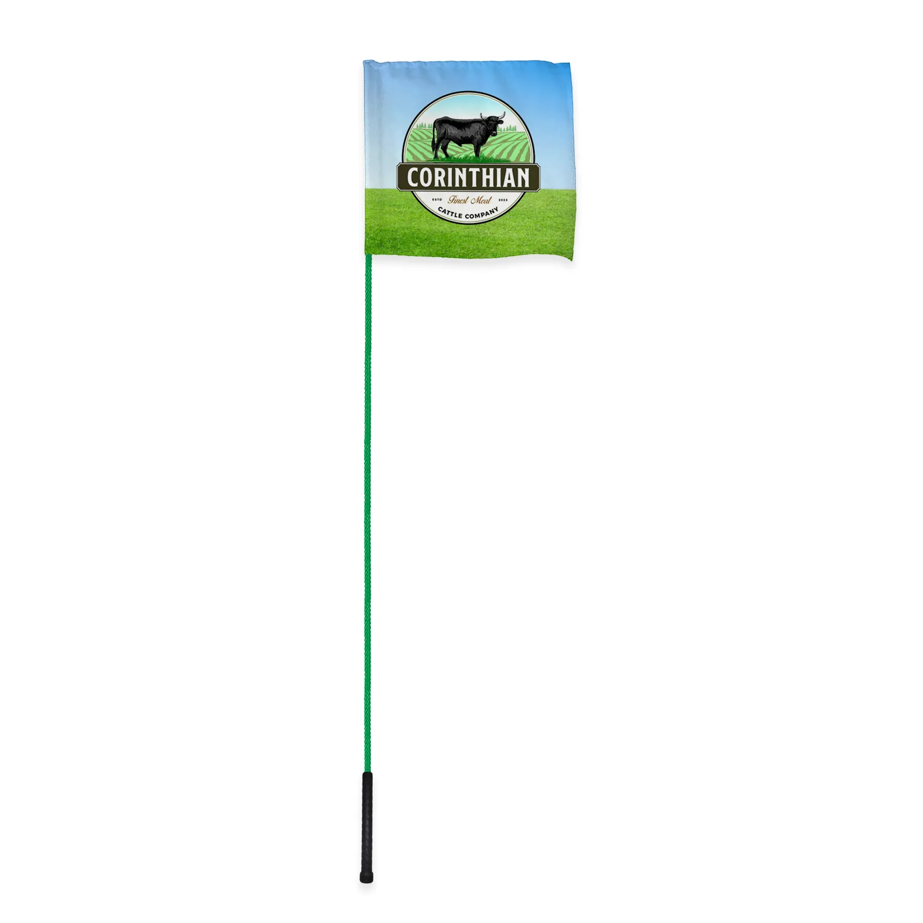 42" Green Whip Rod with 12"x12" Digitally printed Flag 6