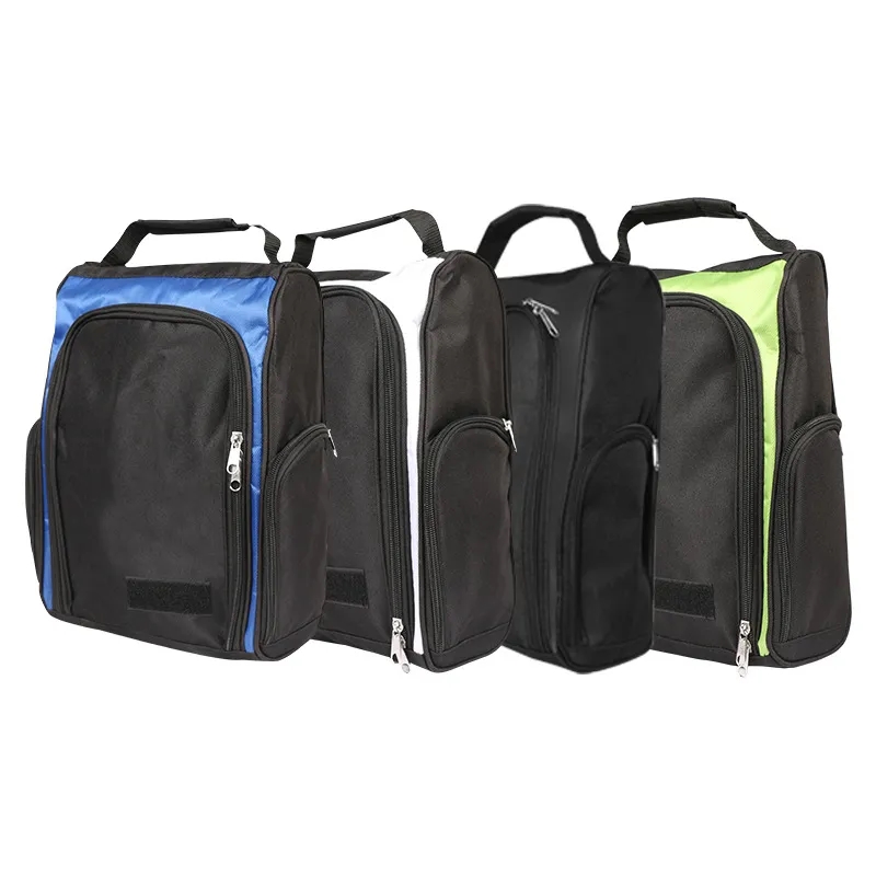 Zippered Golf Shoe Bag with Outside Pockets 6