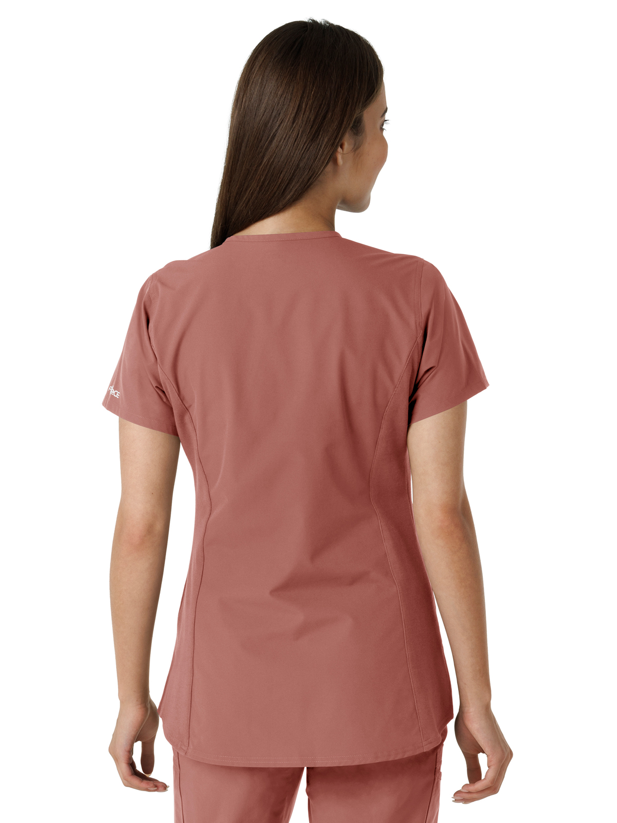 Carhartt Scrubs - Force Essentials Women's Notch Neck Tunic Knit Panel Top 61