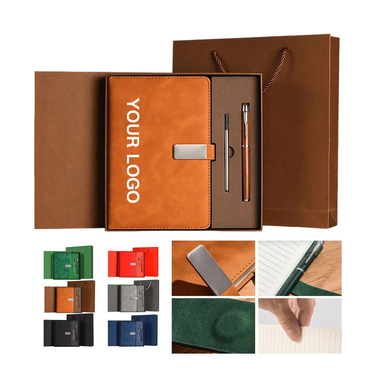 Debossed Office Gift Set for Employee Recognition 3