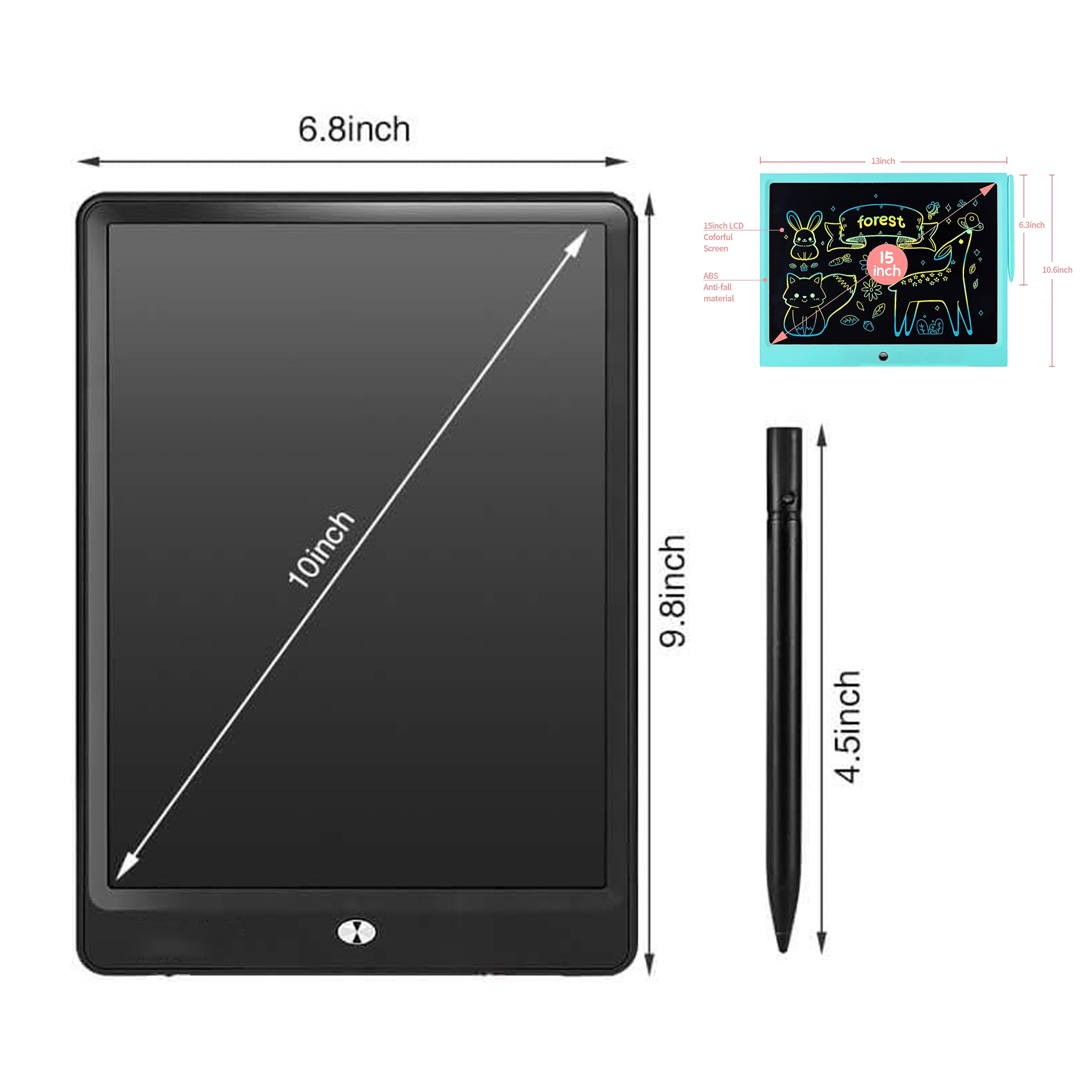 LCD Writing Tablet for Kids 3