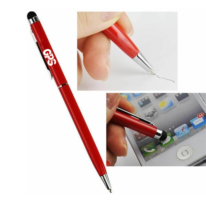 5 3/8 " Rotating Touch Screen Ball Point Pen 3