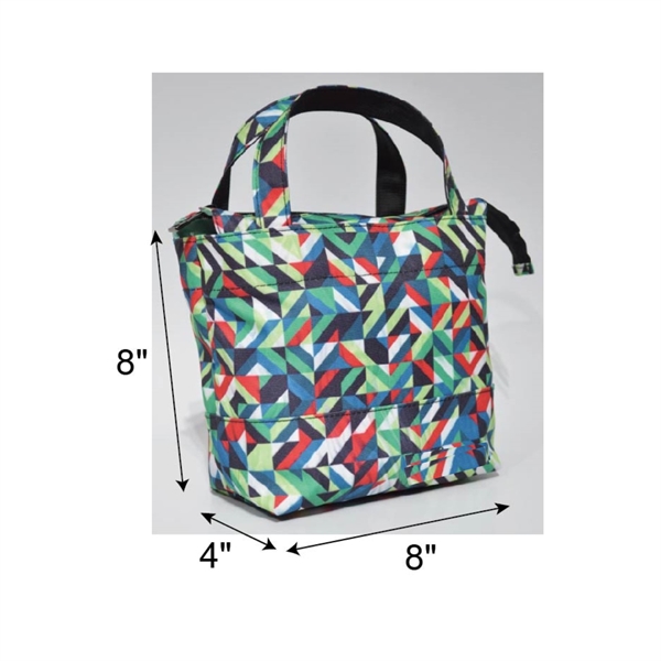 Premium Sublimation Lunch Bag 8x8x4 in 2