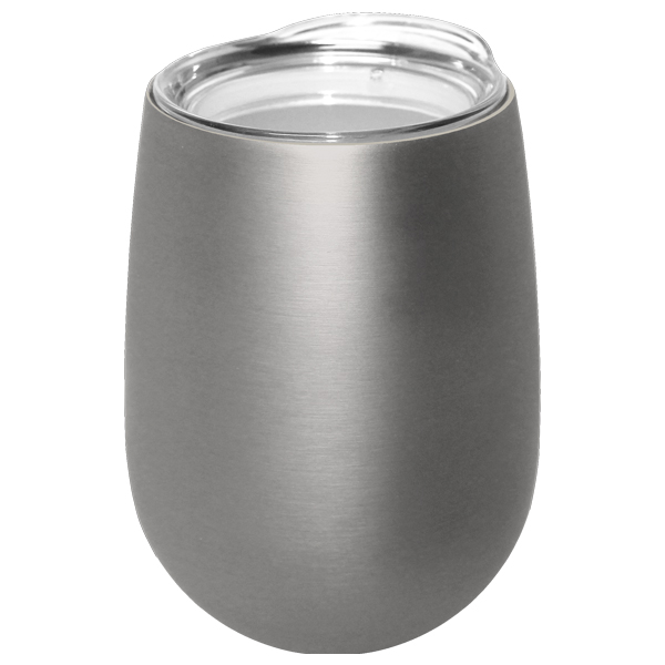 Halcyon® 12 oz. Stainless Steel Wine Glass with Acrylic Lid 4