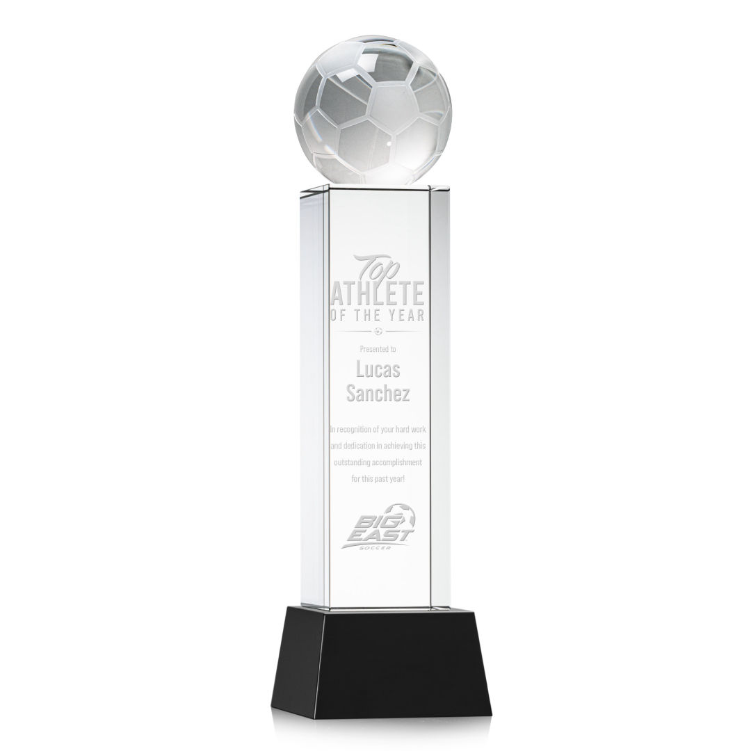 Soccer Ball Award on Belcroft Base - Black 4