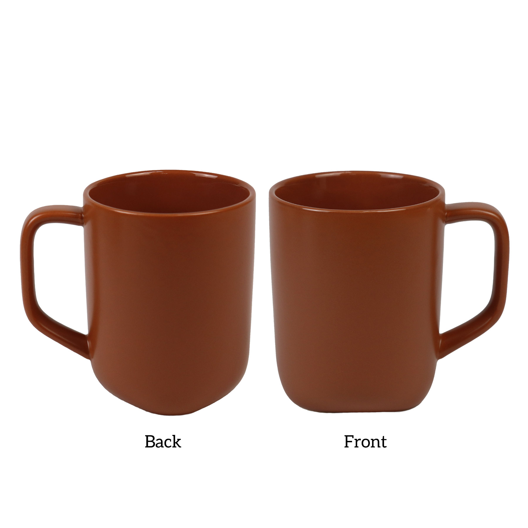 18 oz. Triangle Bottom Recycled Ceramic Coffee Mug w/ Gift Box 11